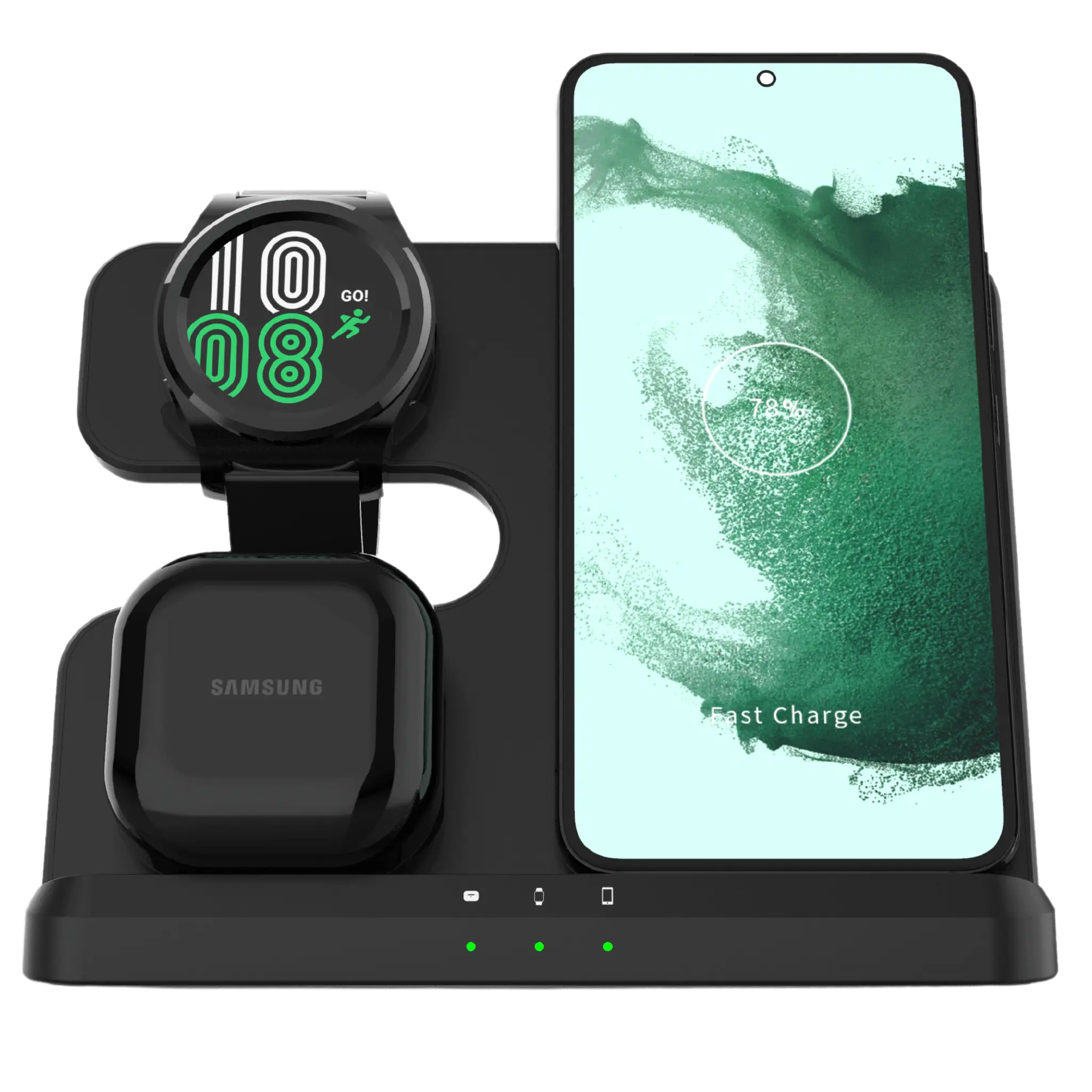 3 in 1 Wireless Charger Station For Samsung Devices - S Ultra Case