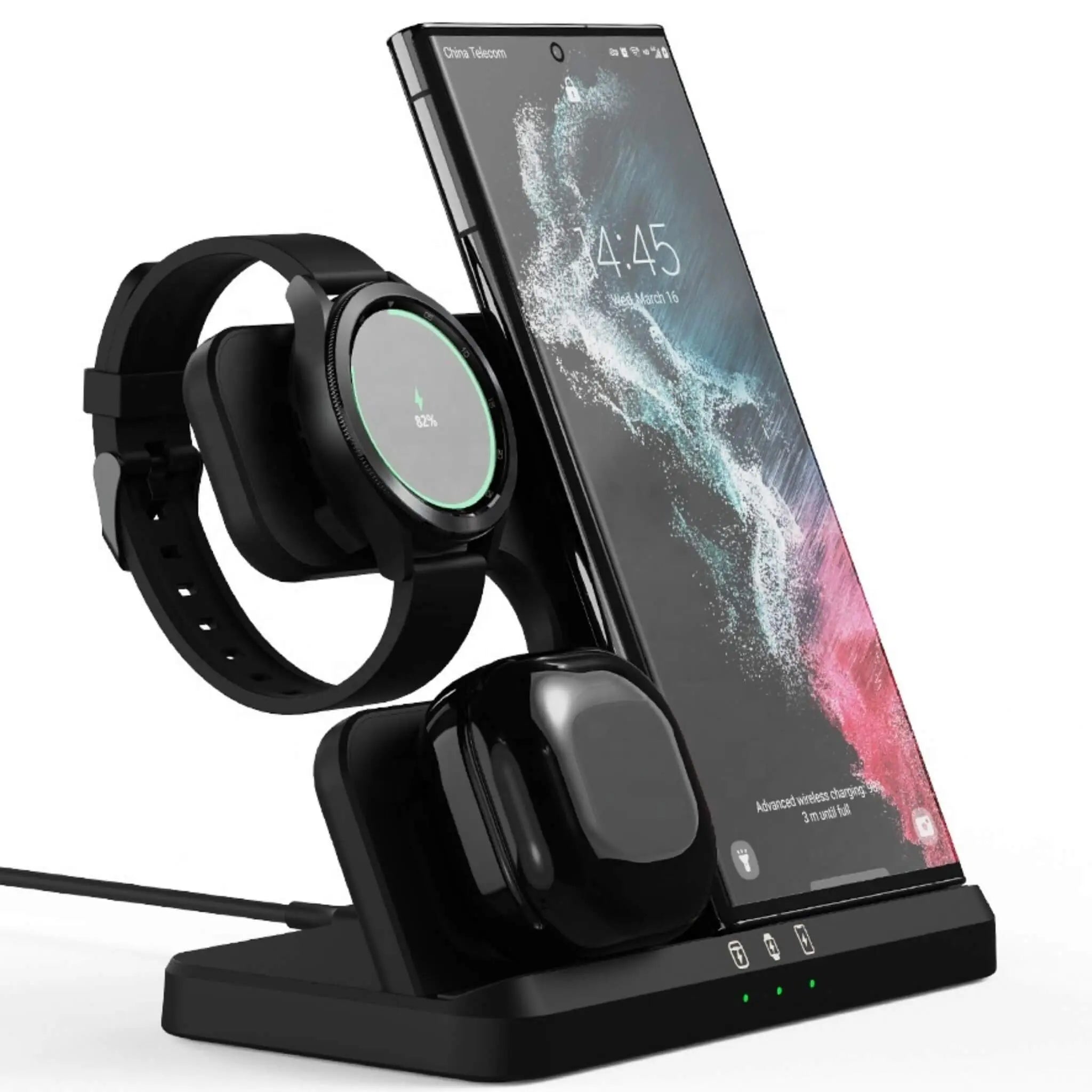 3 in 1 Wireless Charger Station For Samsung Devices - S Ultra Case