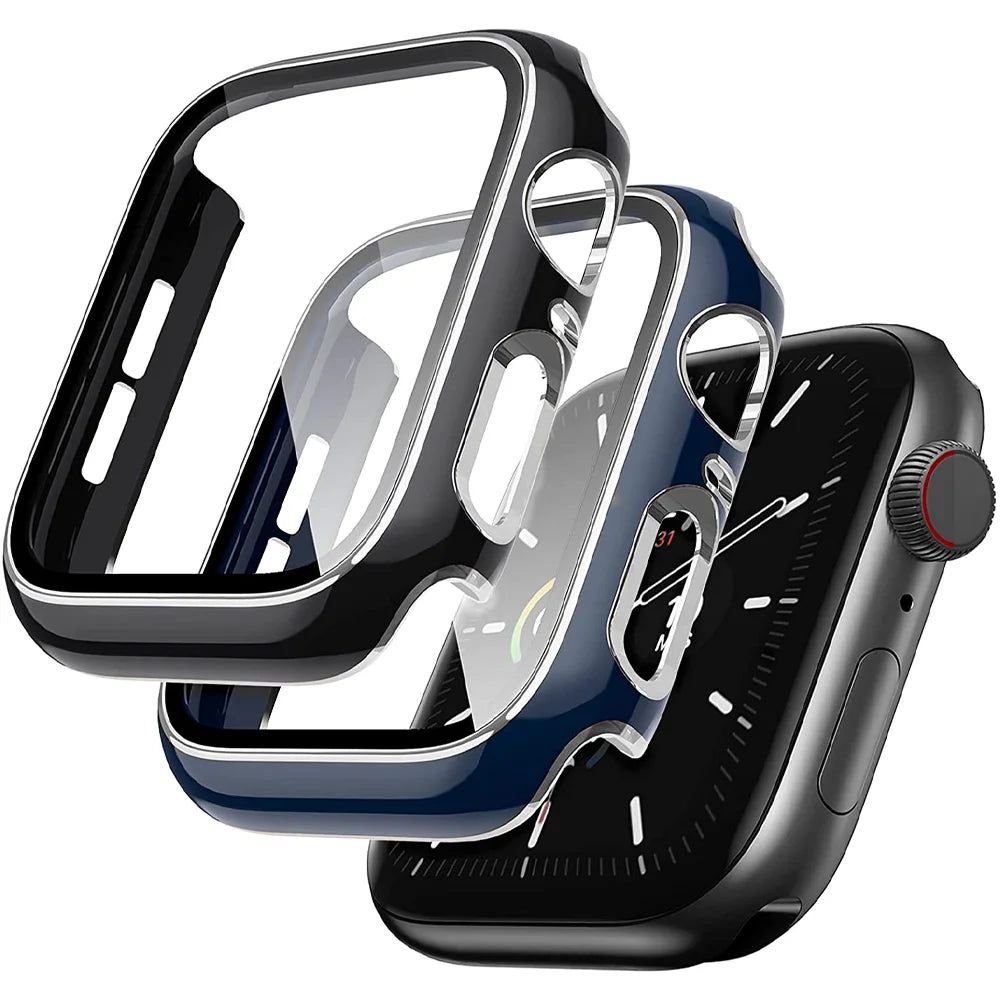 Tempered Glass Cover For Apple Watch Series