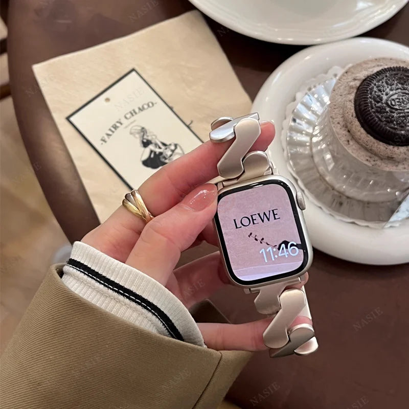 Stainless Steel Strap For Apple Watch Series