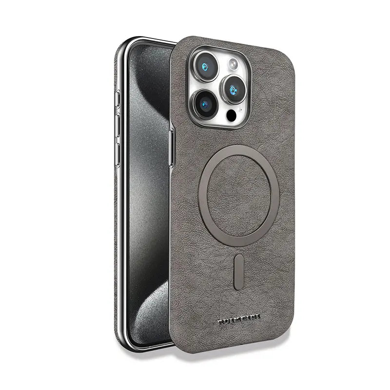 Leather Magnetic Case For iPhone