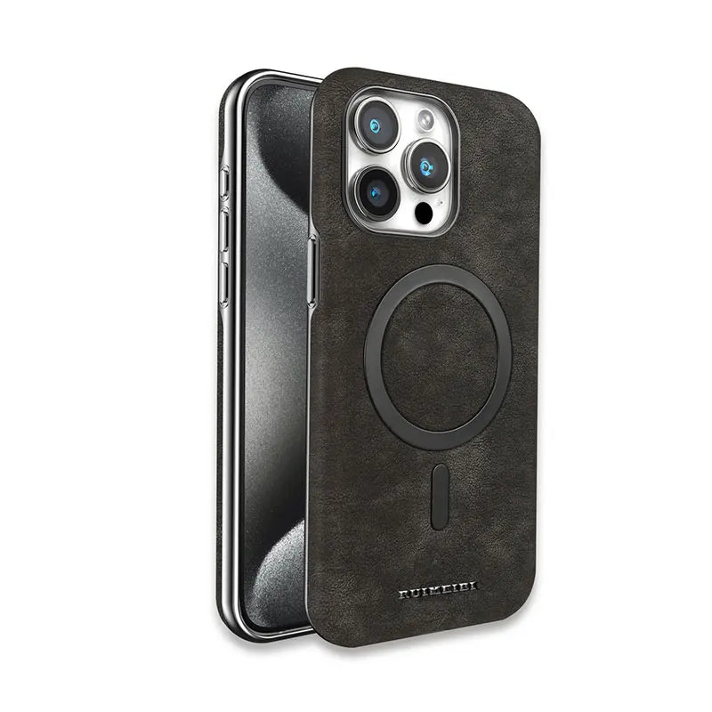 Leather Magnetic Case For iPhone