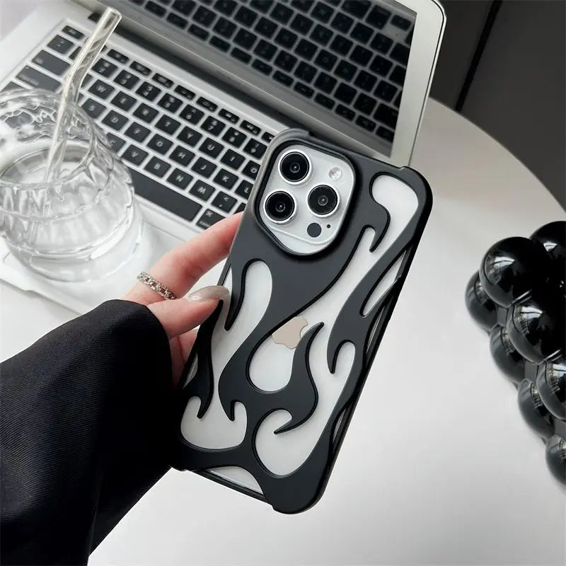 3D Flame Shield – Slim, Shockproof, Stylish