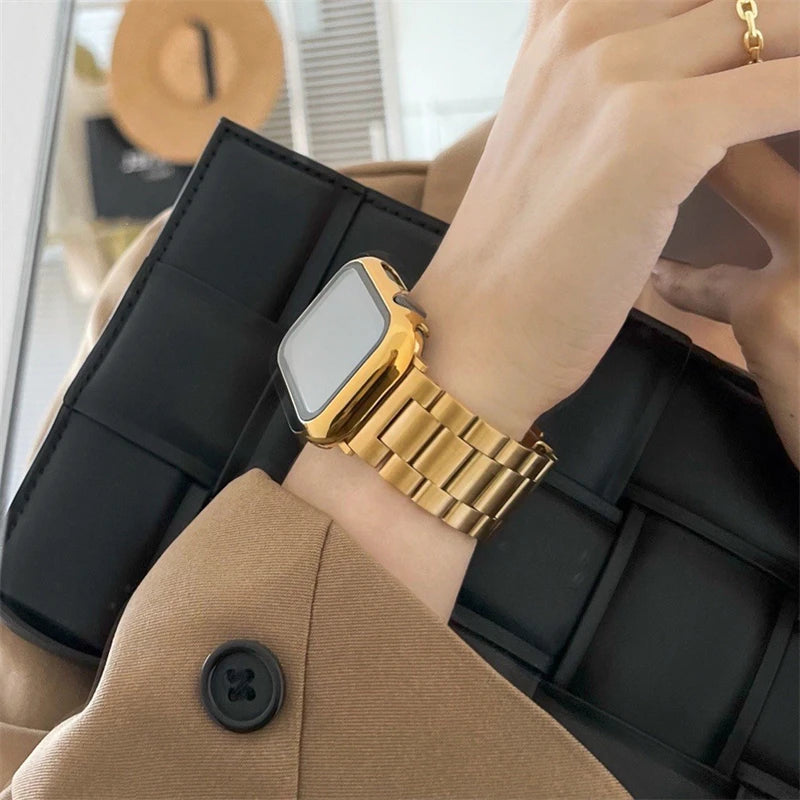 Luxury Metal Strap For Apple Watch Series