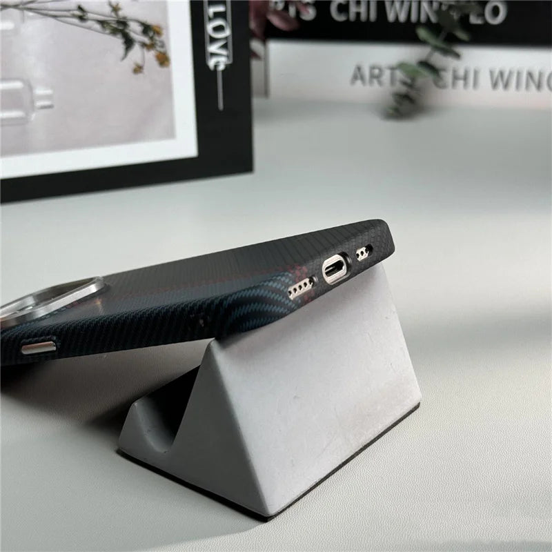 Carbon Fiber Texture Case For iPhone