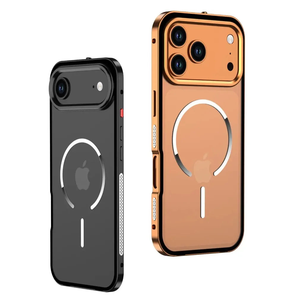 Magnetic Metal Frame Case For iPhone