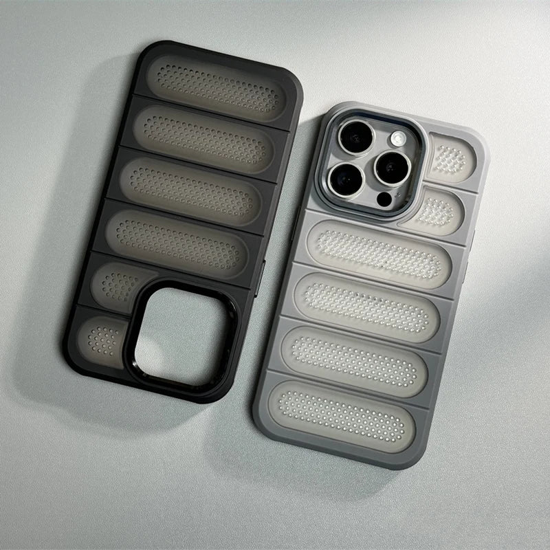 Hollow Mesh Shockproof Cooling Case