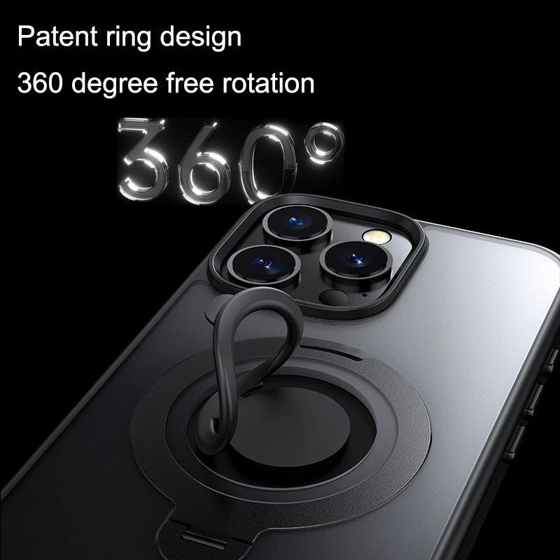 Shockproof Magnetic Case with Stand For iPhone