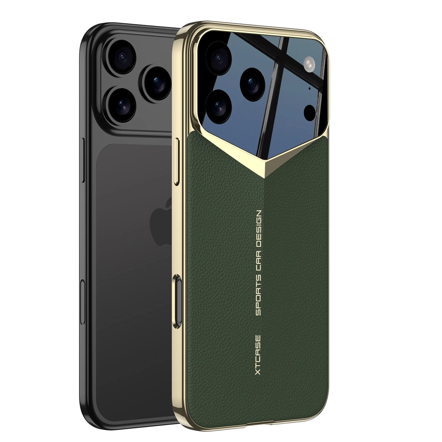 Metallic Edge Leather Case