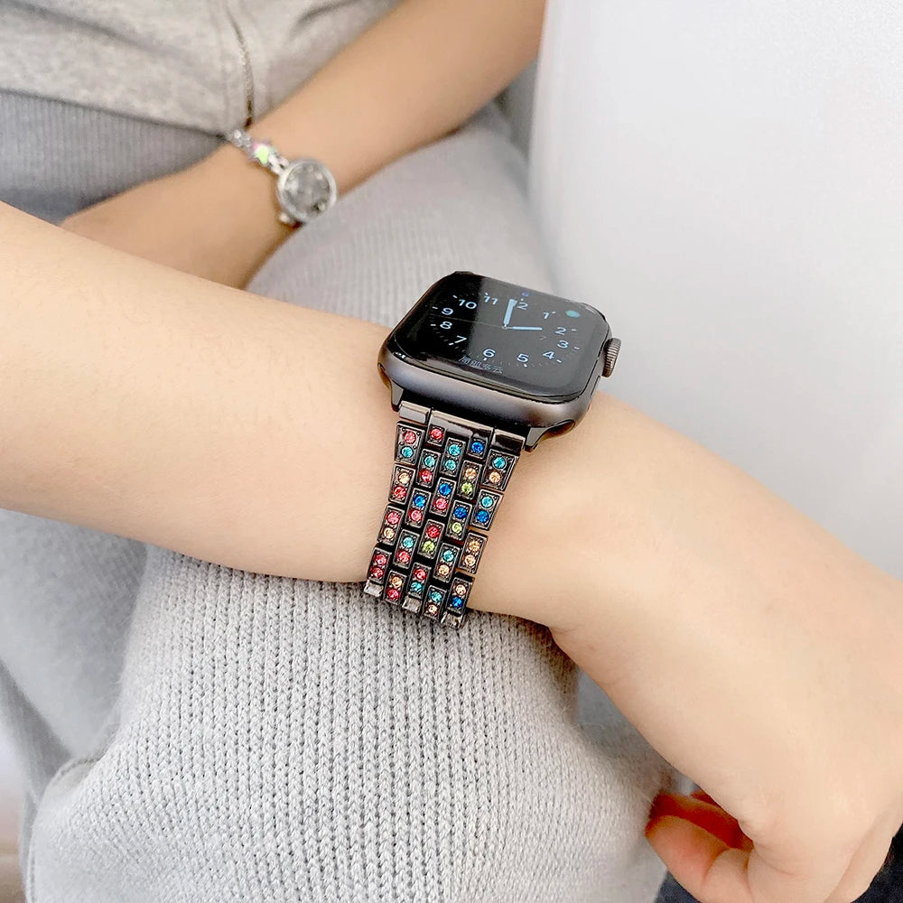 Diamond strap for Apple Watch
