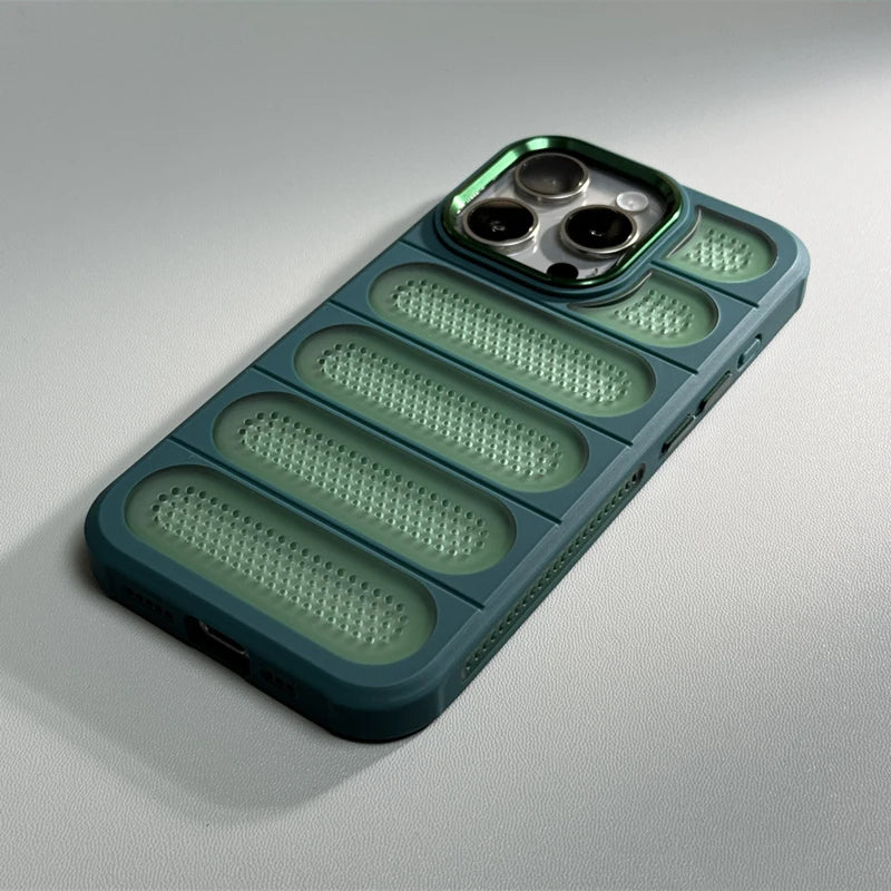 Hollow Mesh Shockproof Cooling Case