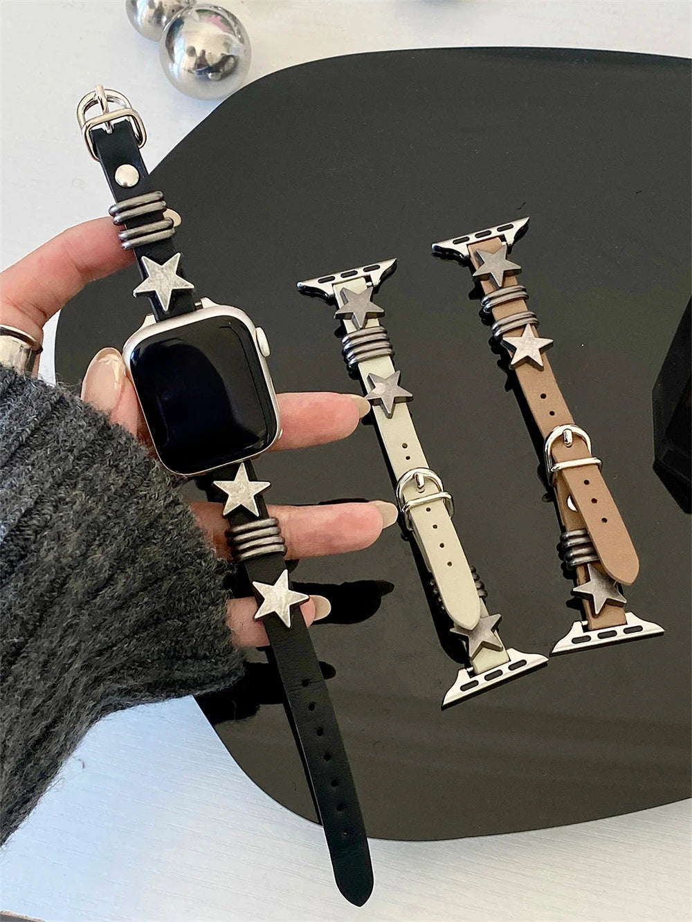 Vintage Leather Strap For Apple Watch