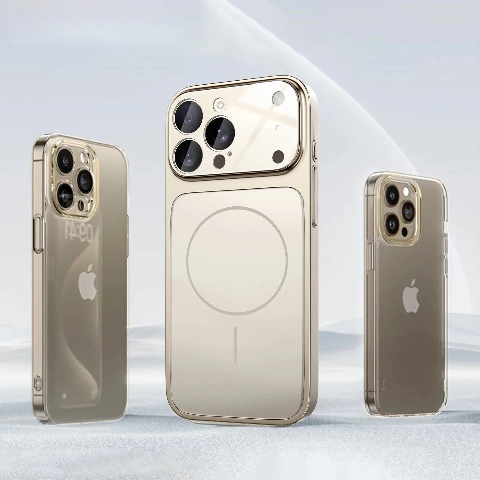 Premium Business Glass Case with MagSafe For iPhone