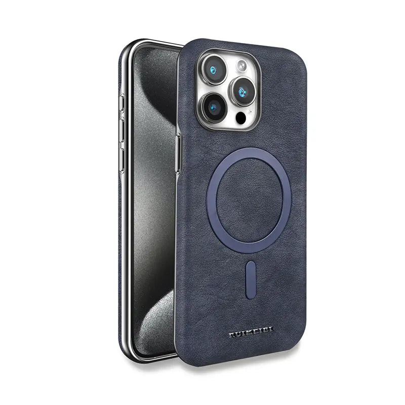 Leather Magnetic Case For iPhone