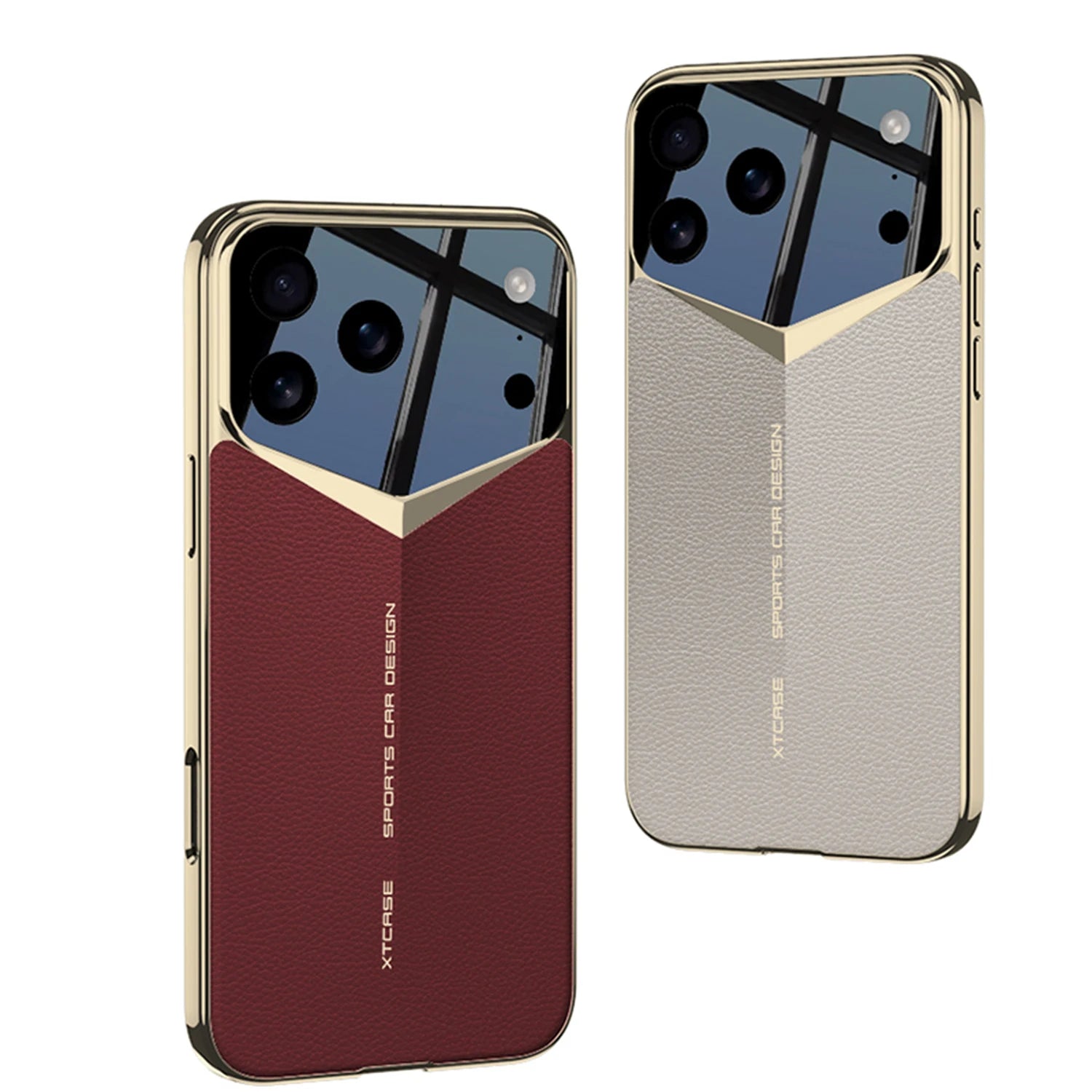 Metallic Edge Leather Case