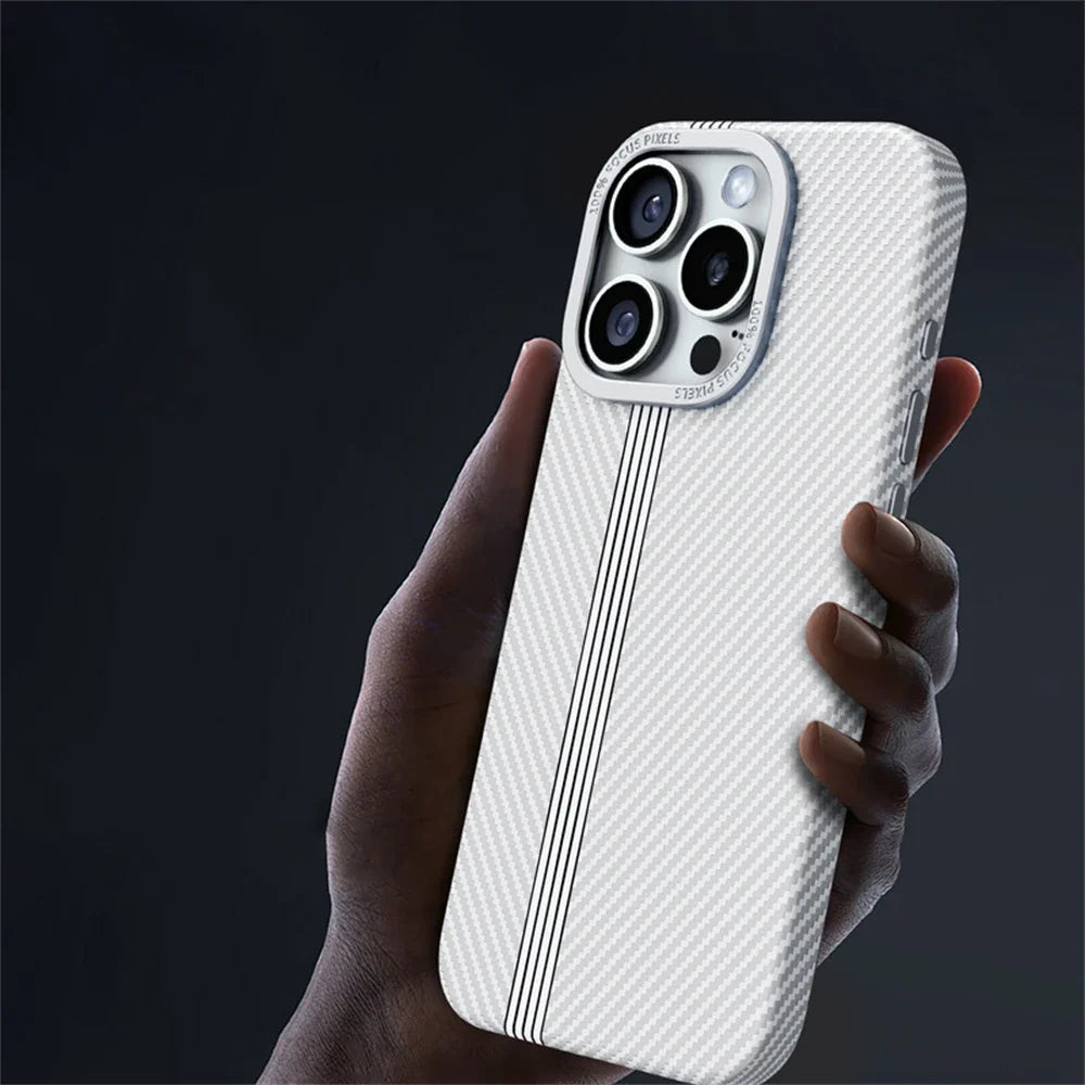 Fiber Texture Shockproof Case for iPhone
