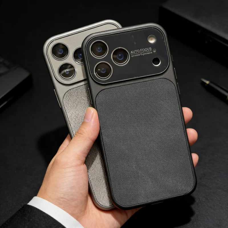 Shockproof Fabric Metal iPhone Case - Bella Straps