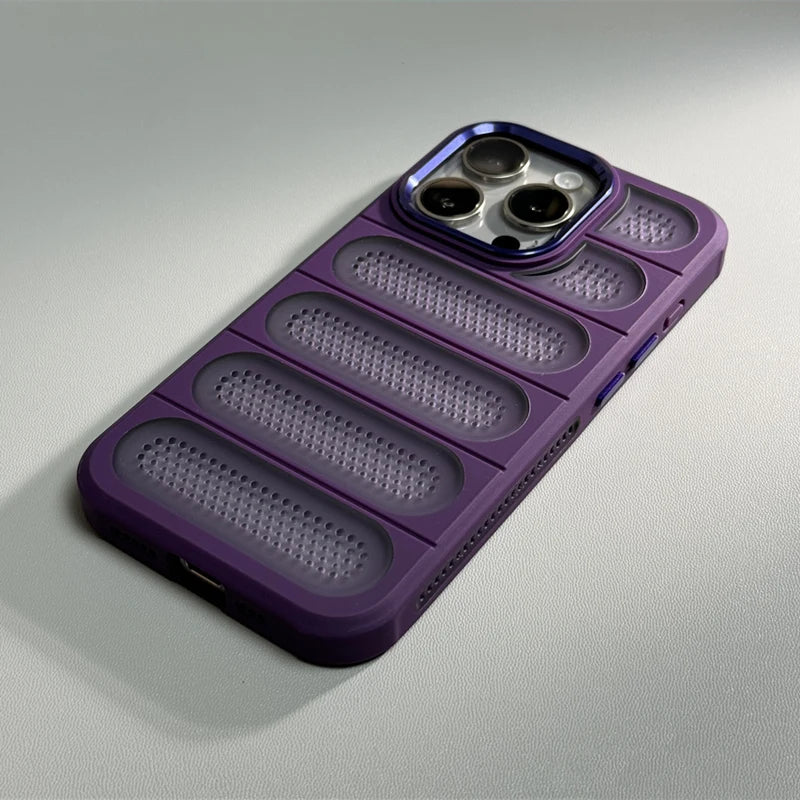 Hollow Mesh Shockproof Cooling Case