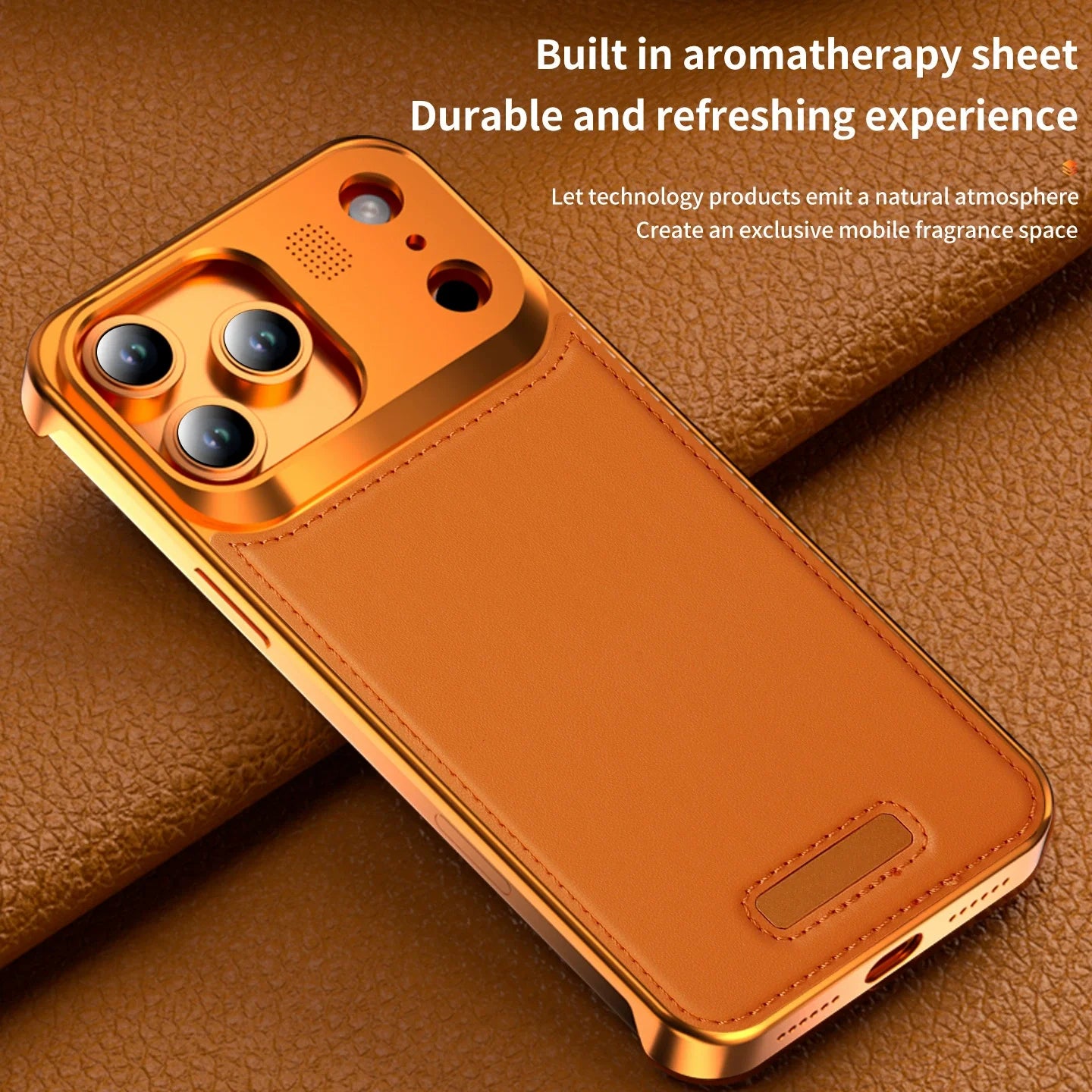 Premium Aroma Leather iPhone Case - Bella Straps