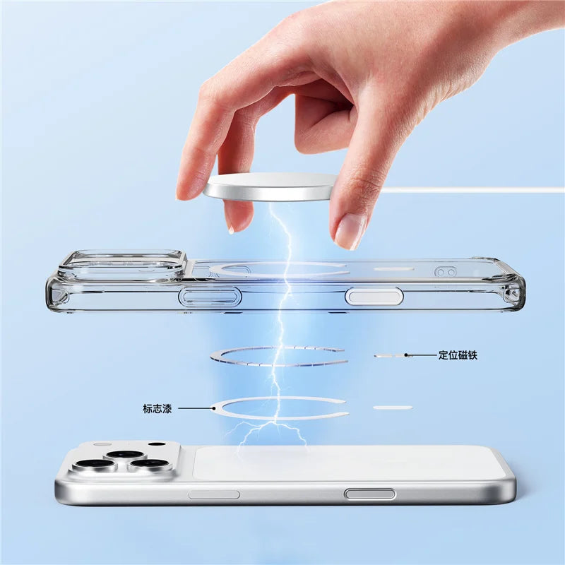 Transparent Protective MagSafe Case