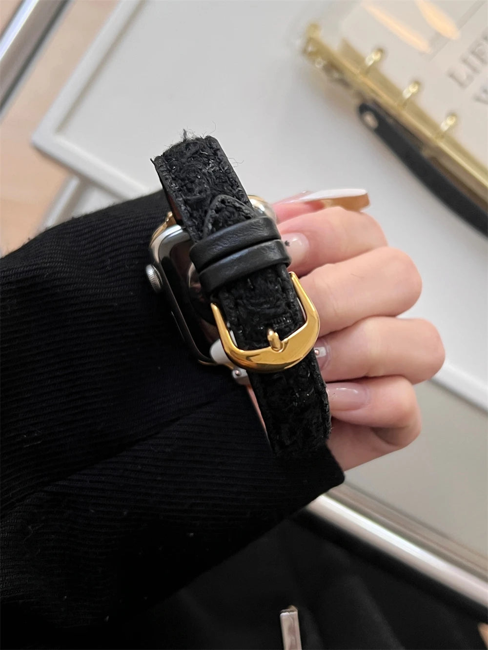 Slim Leather Strap For Apple Watch