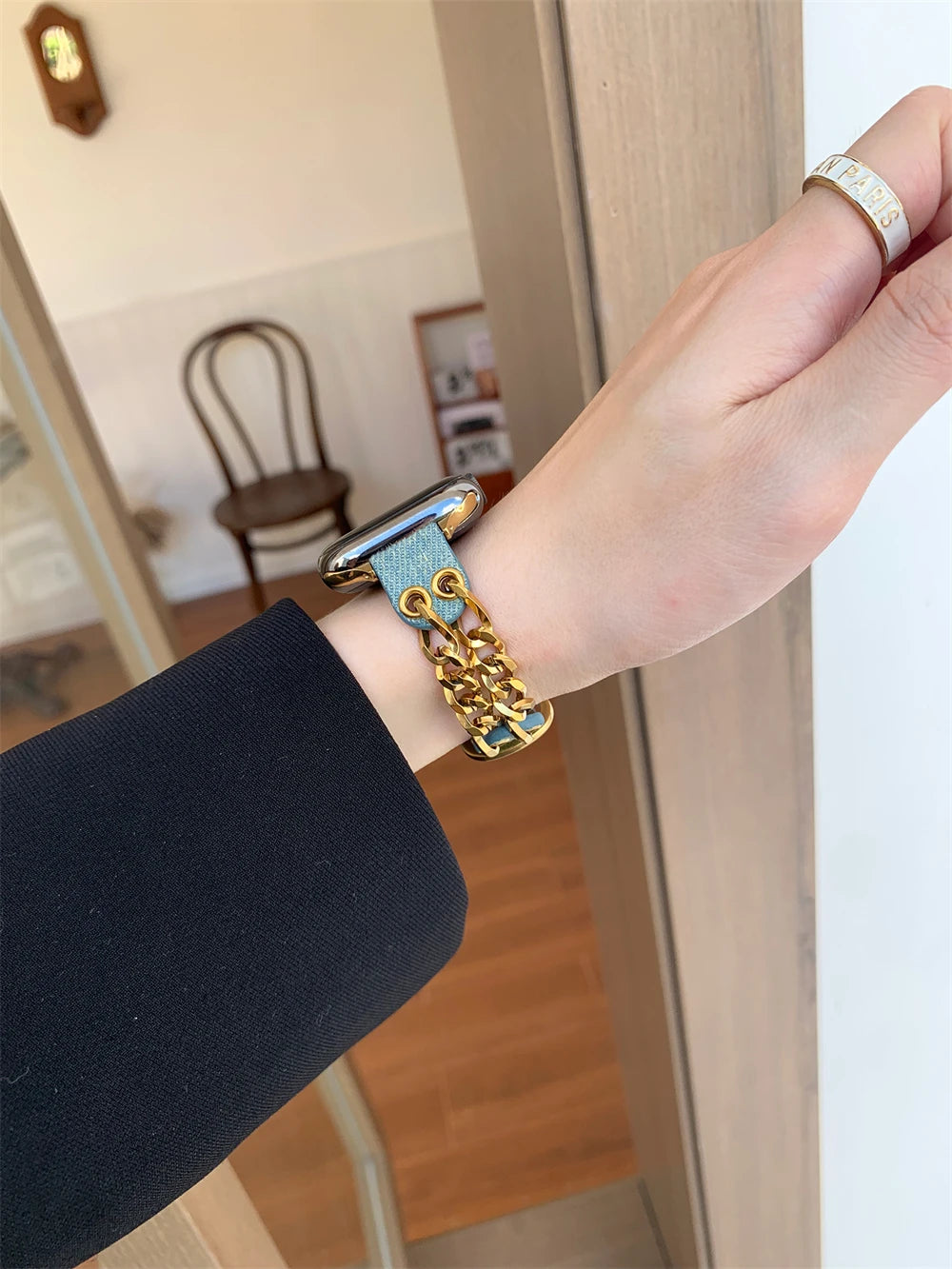 Slim Leather Strap For Apple Watch