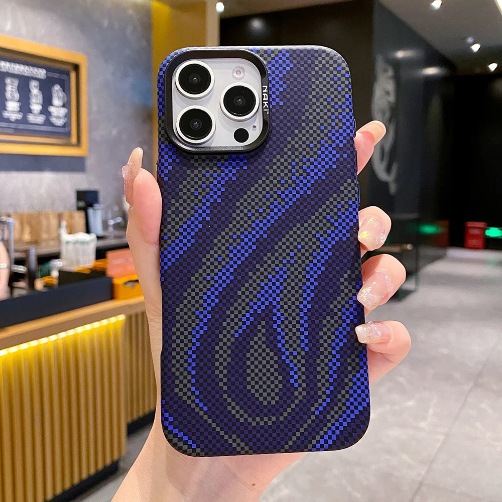 Shockproof Titanium Flame MagSafe Case