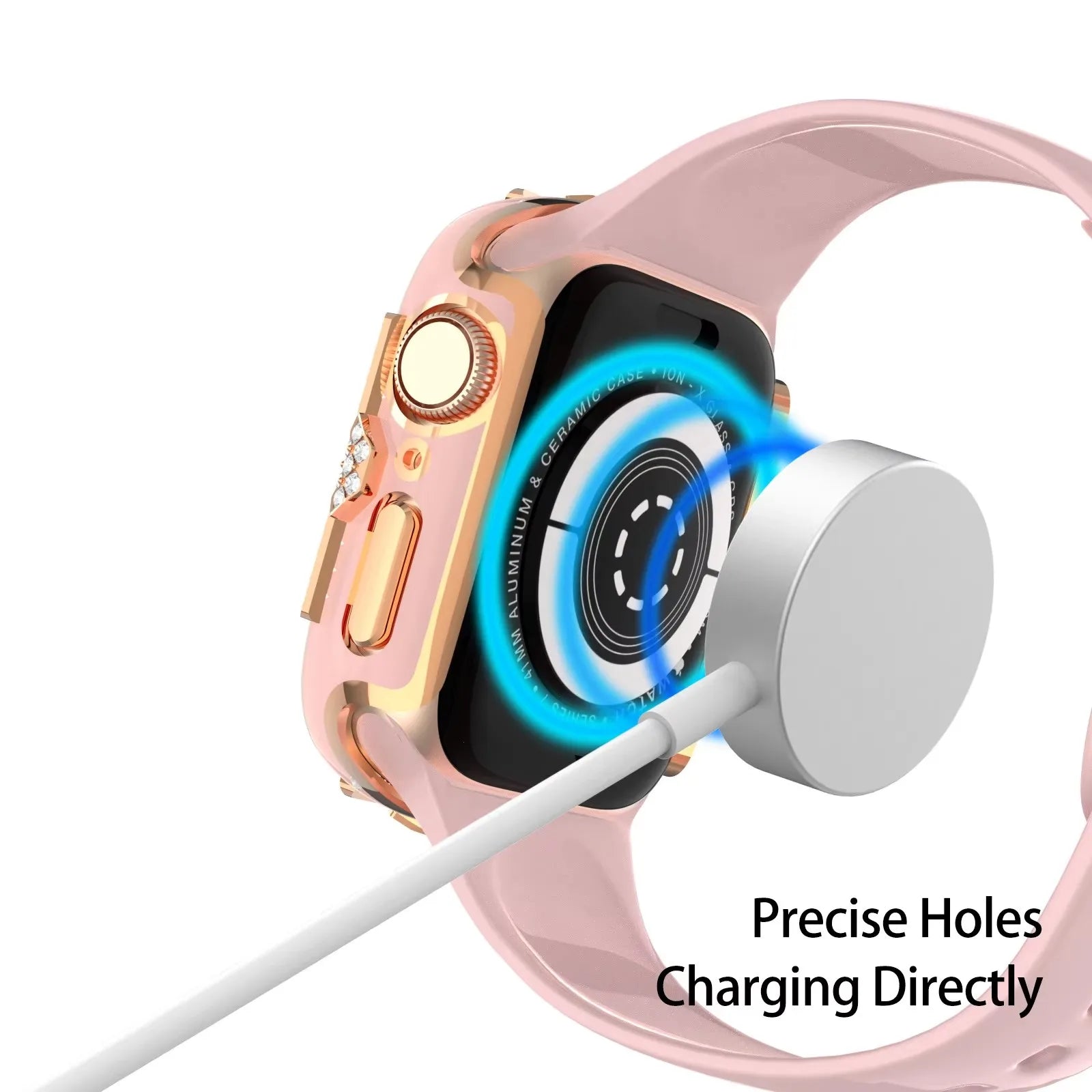 Diamond Apple Watch Case with Screen Protector