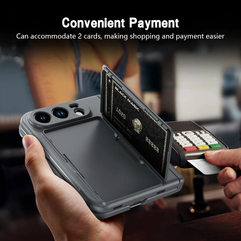 Full Hinge Protection Wallet Case for iPhone Ultra