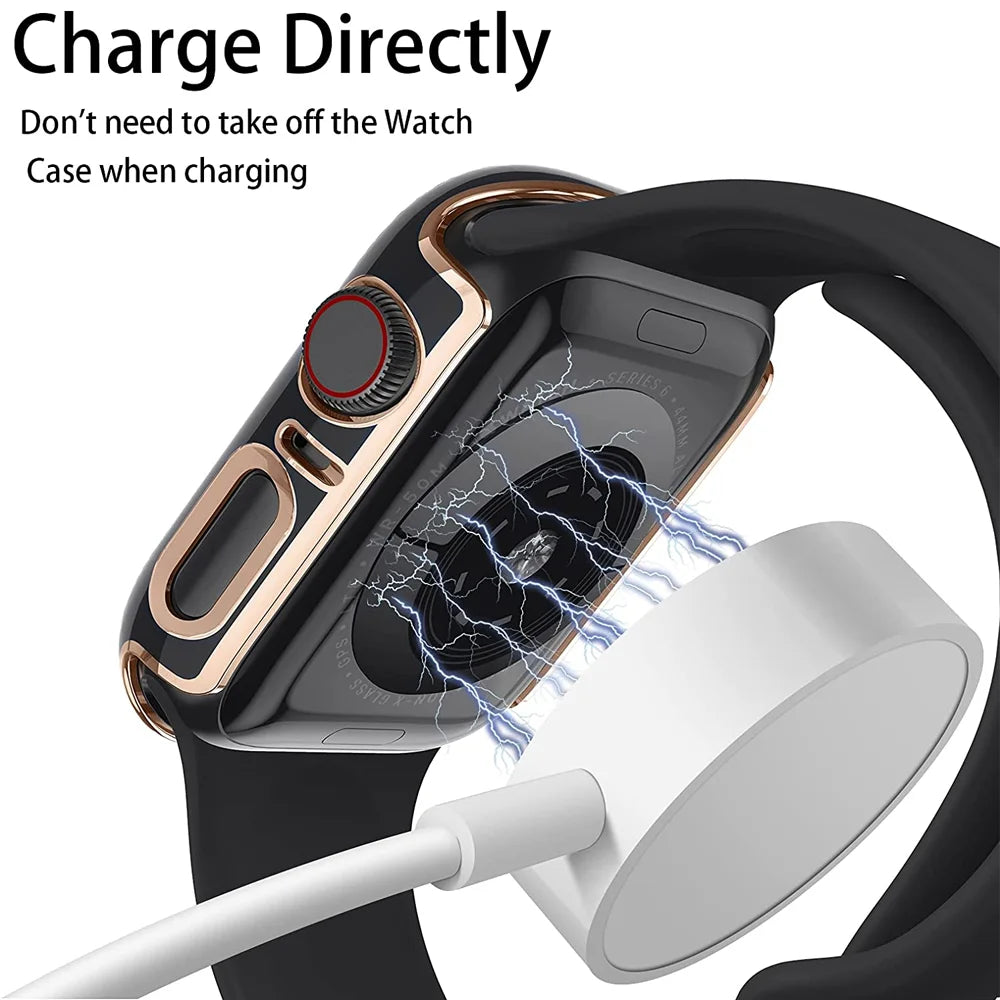 Tempered Glass Cover For Apple Watch Series