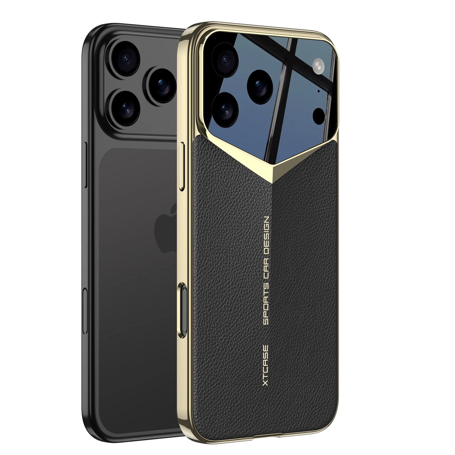 Metallic Edge Leather Case