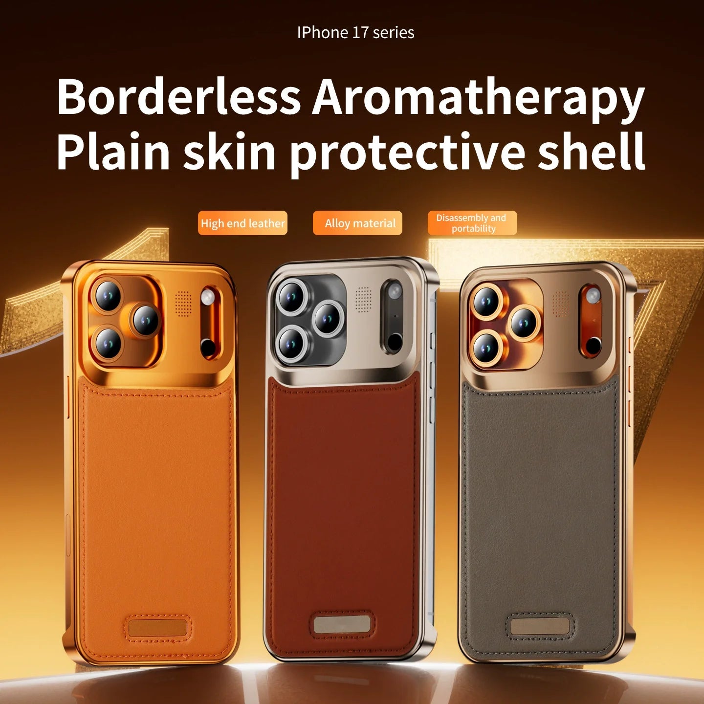 Premium Aroma Leather iPhone Case - Bella Straps