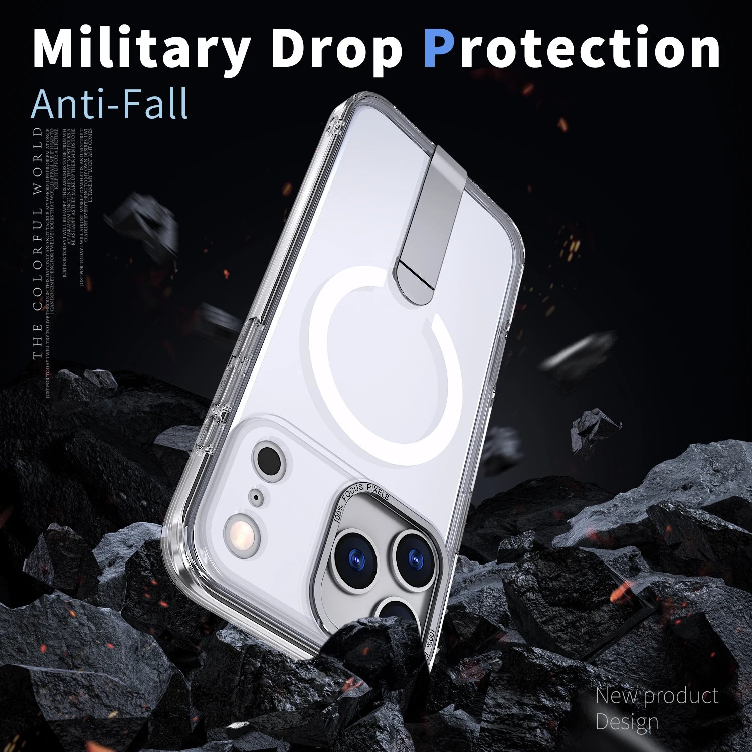 ClearMag Armor Magnetic Kickstand Case