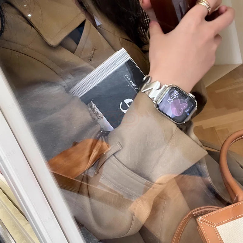 Stainless Steel Strap For Apple Watch Series