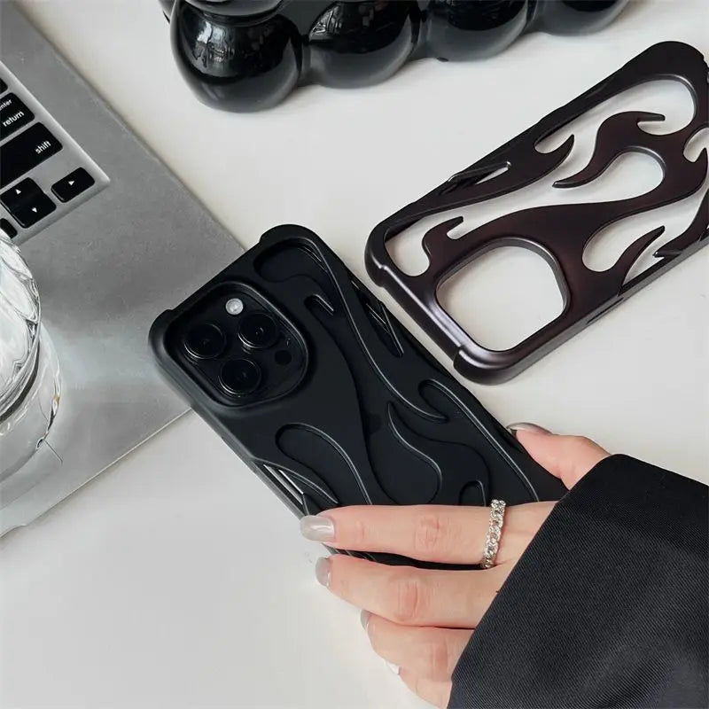 3D Flame Shield – Slim, Shockproof, Stylish