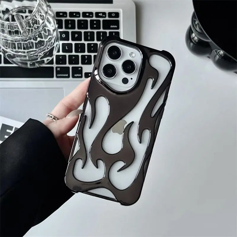 3D Flame Shield – Slim, Shockproof, Stylish