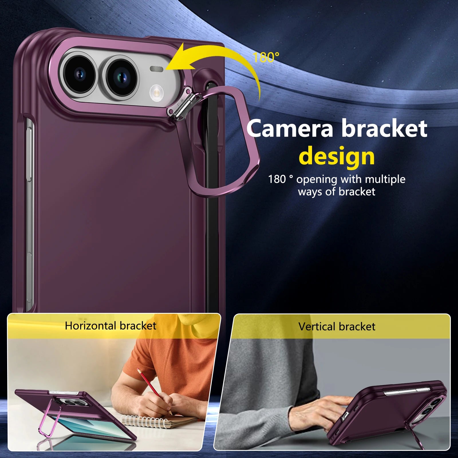 Full Protection Kickstand Case With Stylus for iPhone Ultra