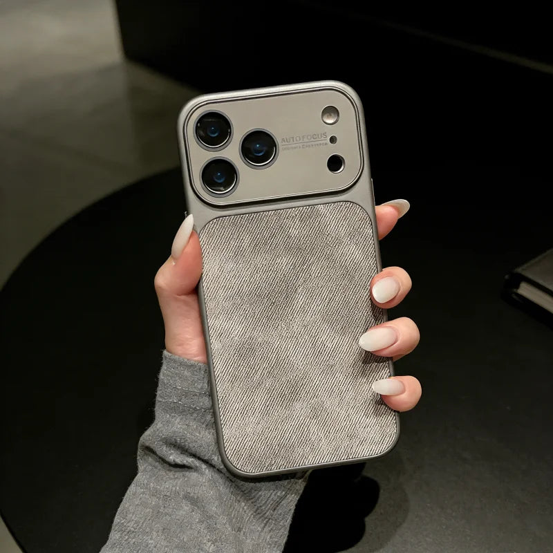 Shockproof Fabric Metal iPhone Case - Bella Straps