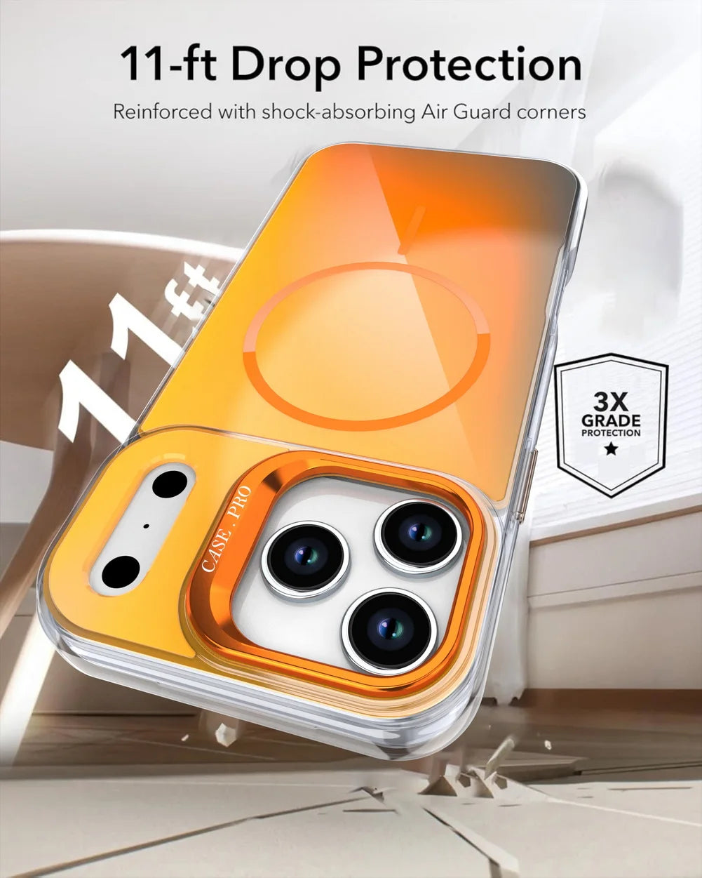 Clear MagSafe Stand Case
