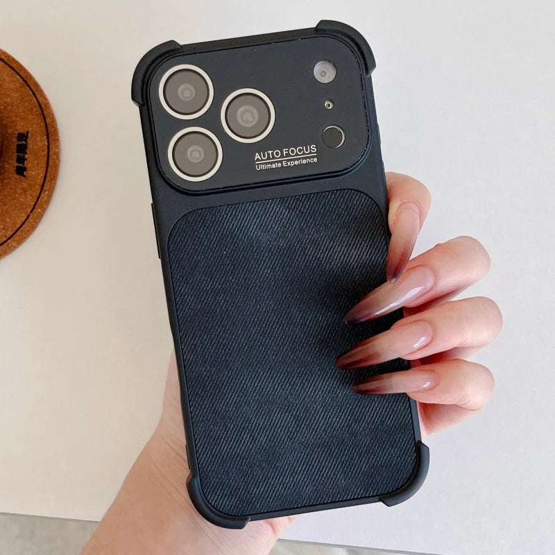 Shockproof Textured Fabric iPhone Case - Bella Straps
