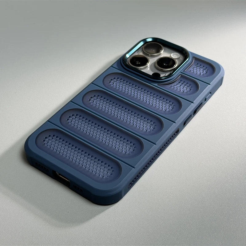 Hollow Mesh Shockproof Cooling Case
