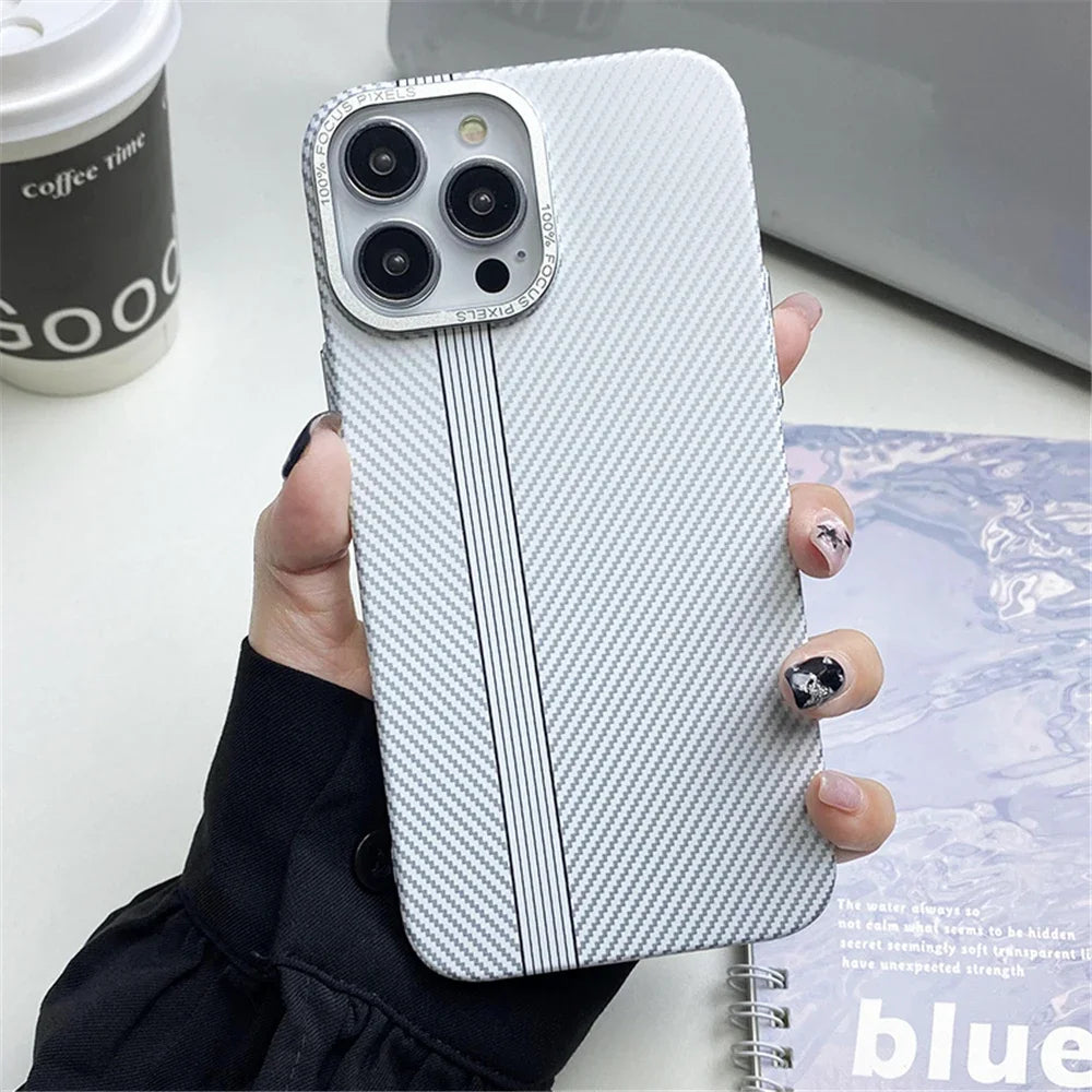 Fiber Texture Shockproof Case for iPhone