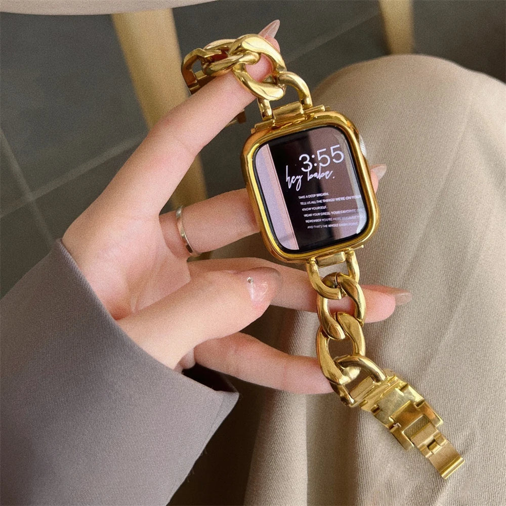 Luxury Gold Strap For Apple Watch