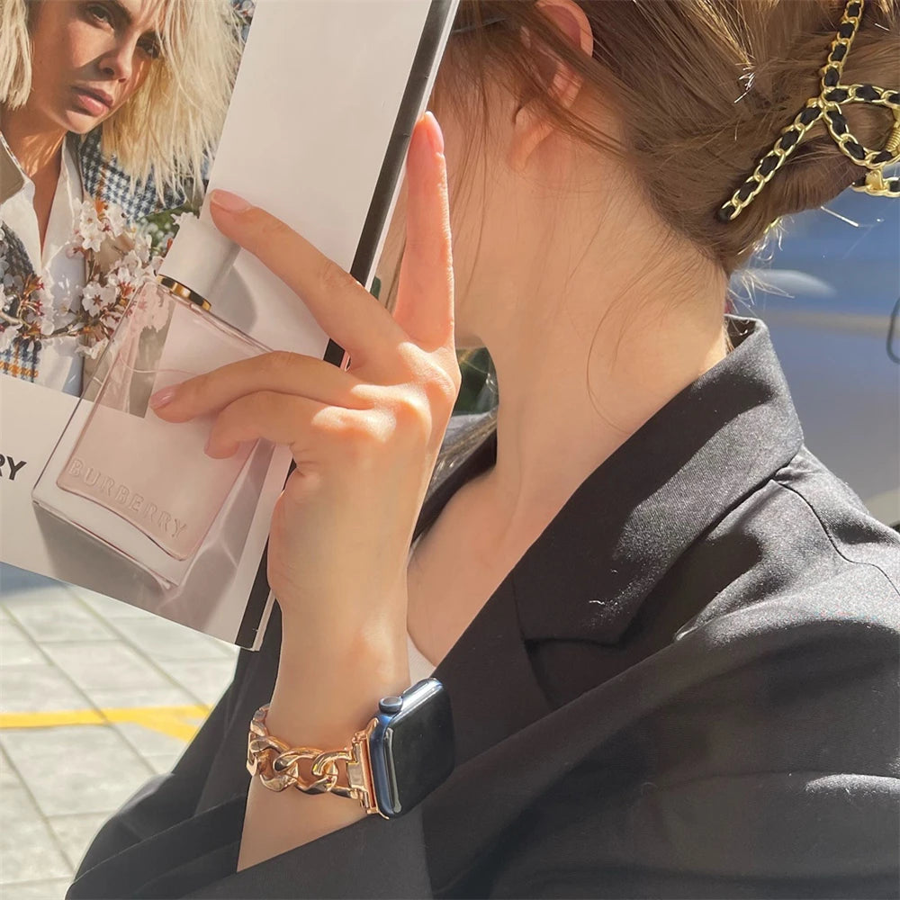 Luxury Gold Strap For Apple Watch