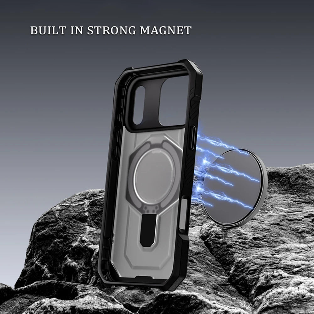 Rugged Magnetic Ring Stand Case