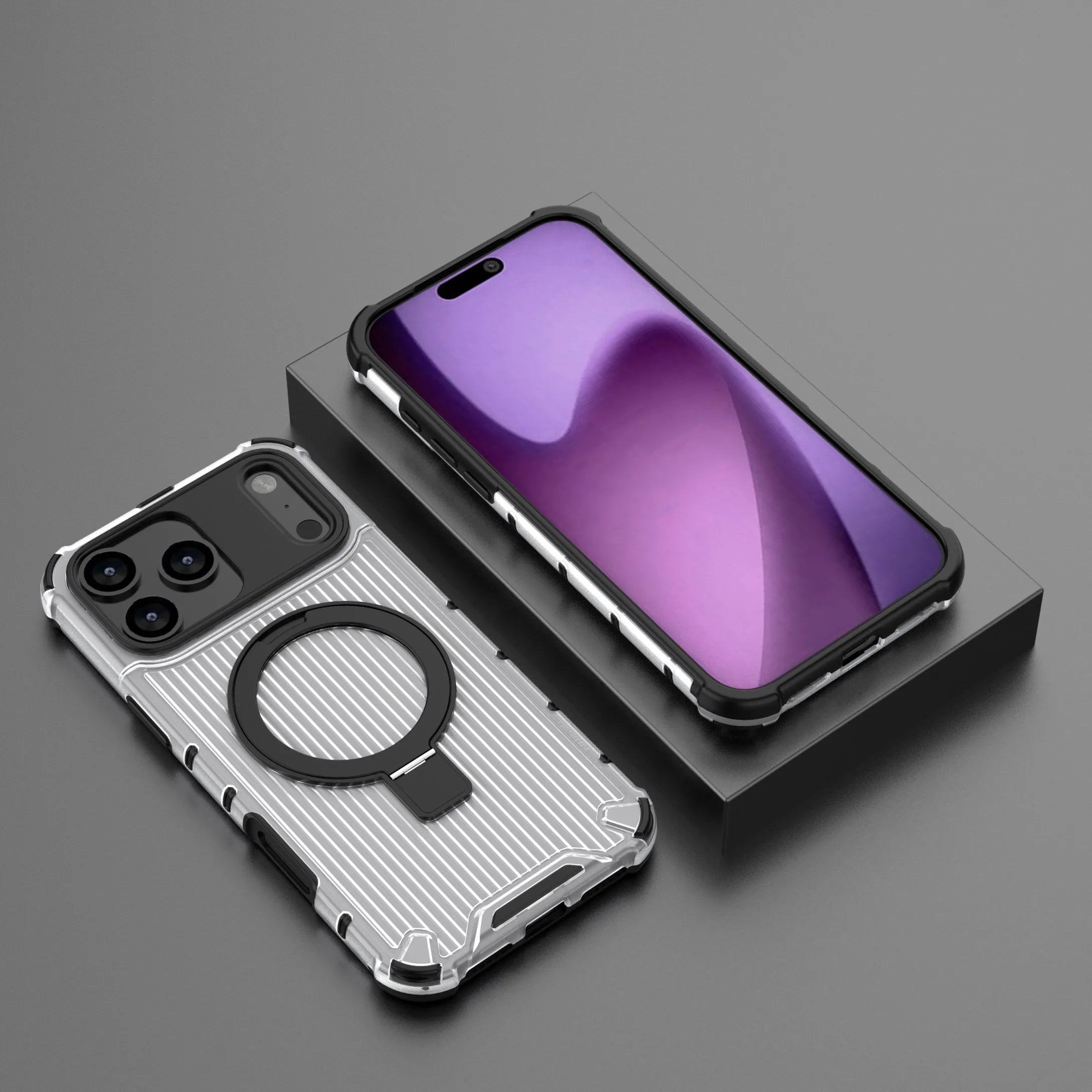 Shockproof MagSafe Ring Case