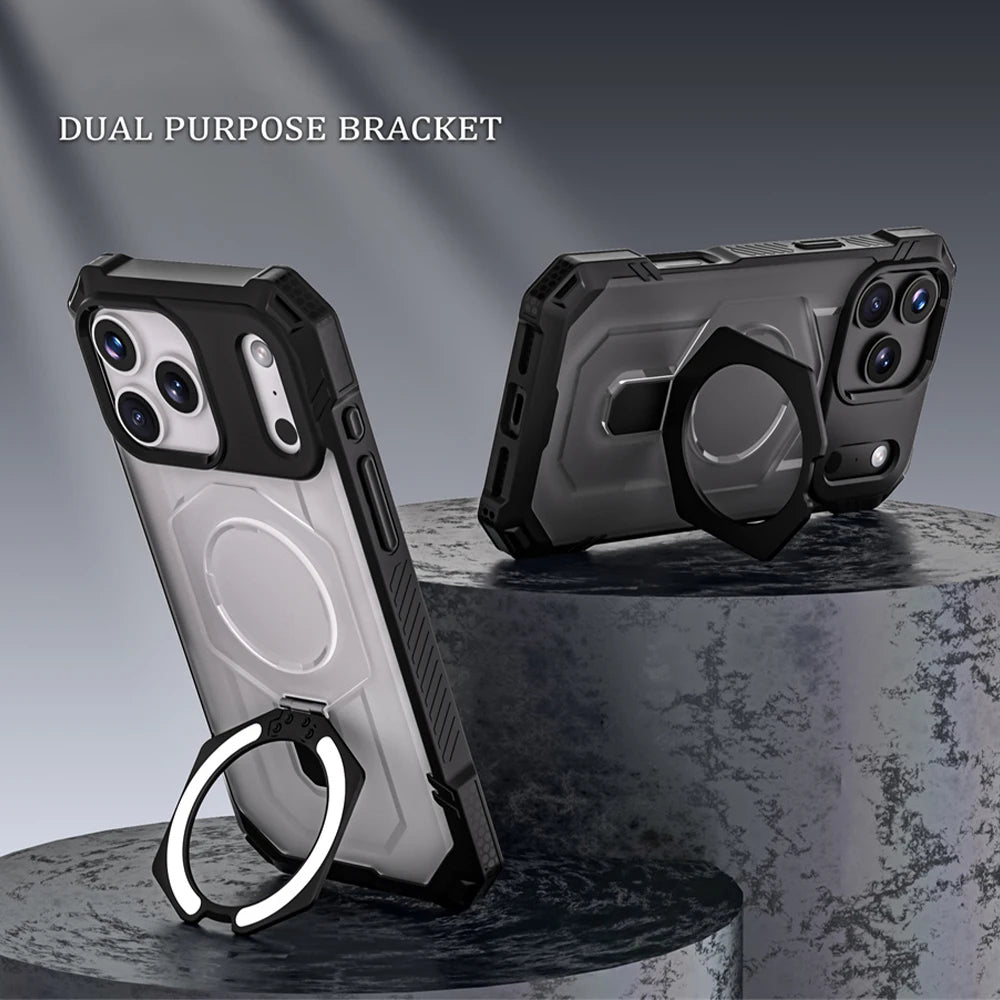 Rugged Magnetic Ring Stand Case