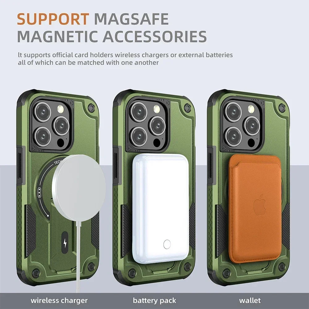 Shockproof Magnetic Case with Stand