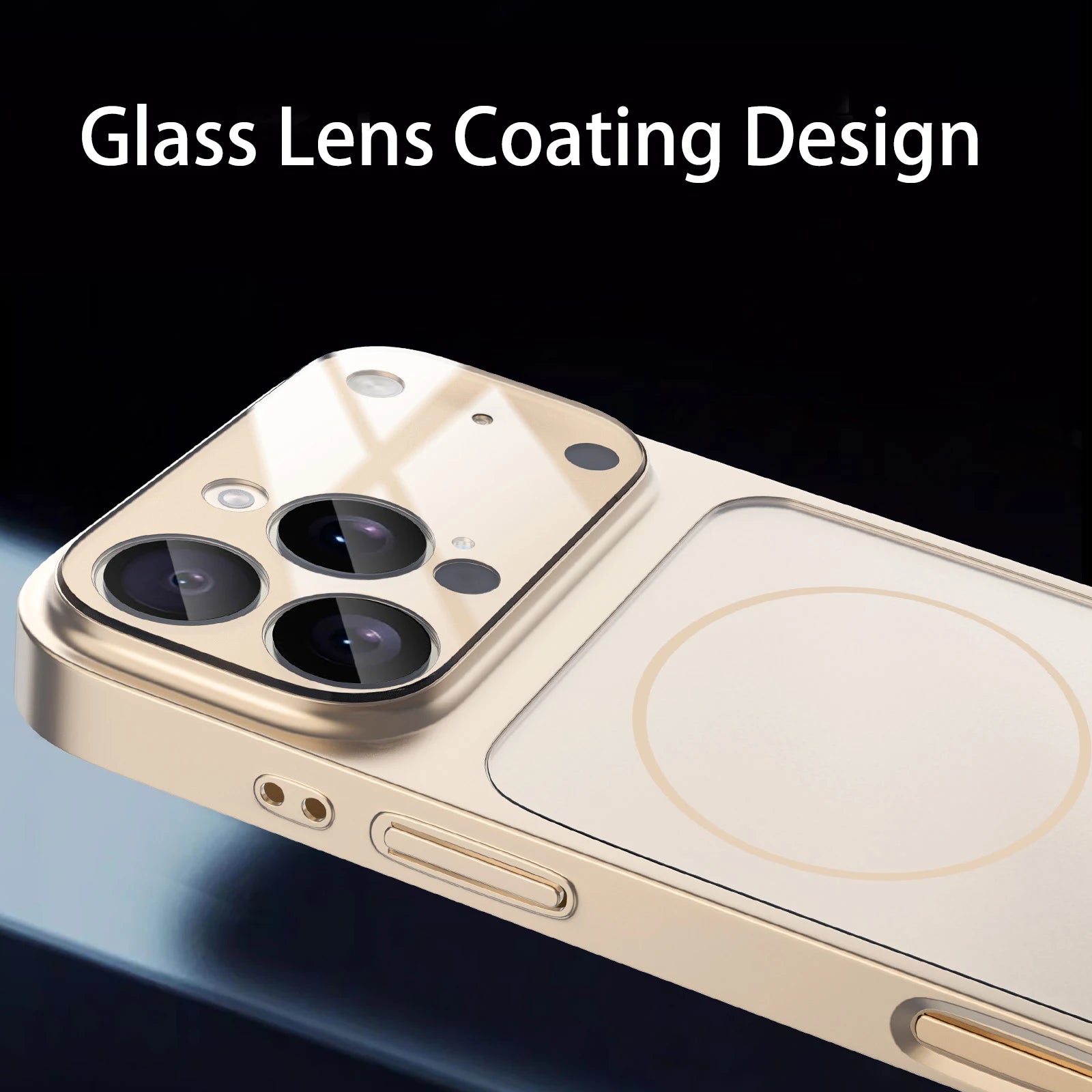 Premium Business Glass Case with MagSafe For iPhone