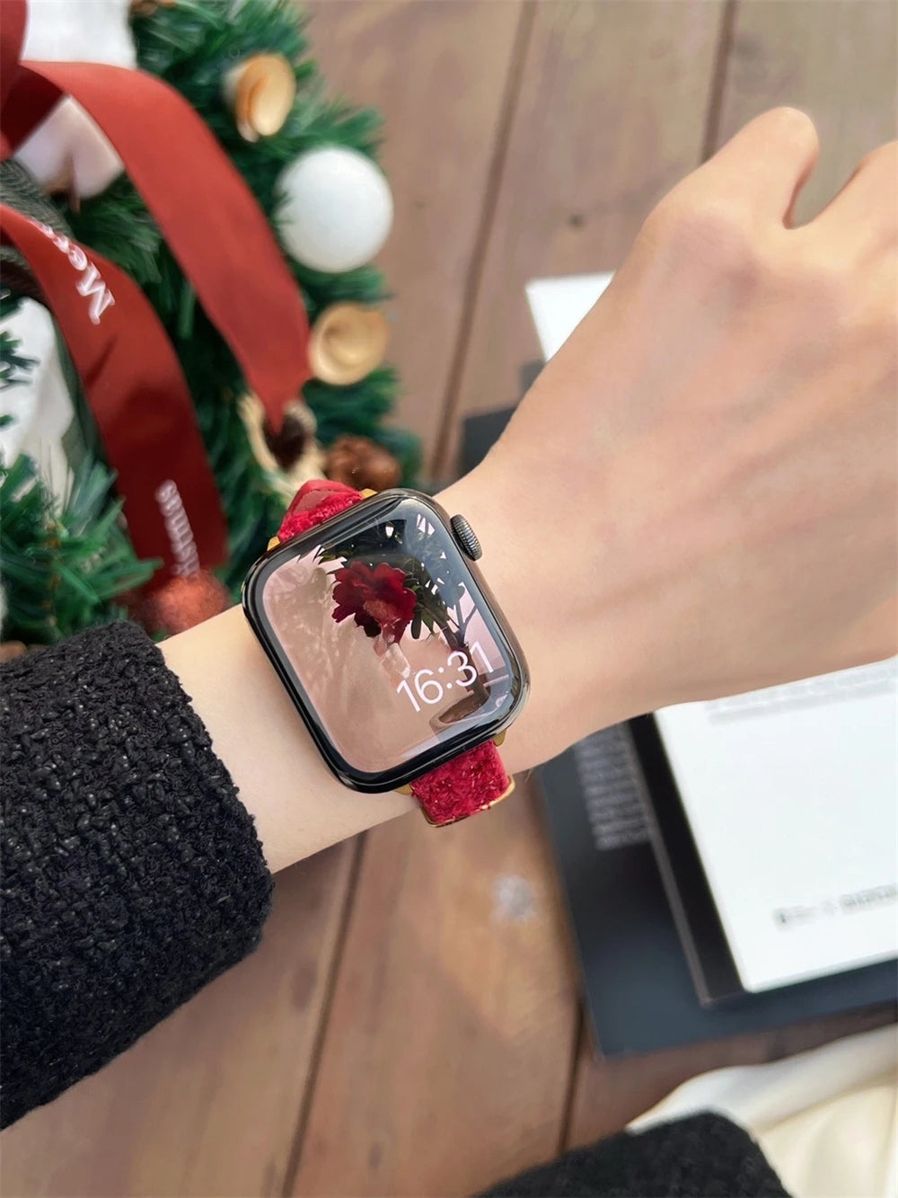 Slim Leather Strap For Apple Watch